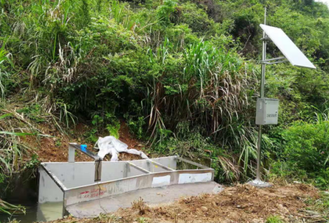 明渠巴歇爾槽安裝現場